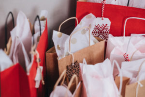 Red and Brown Gift Bags